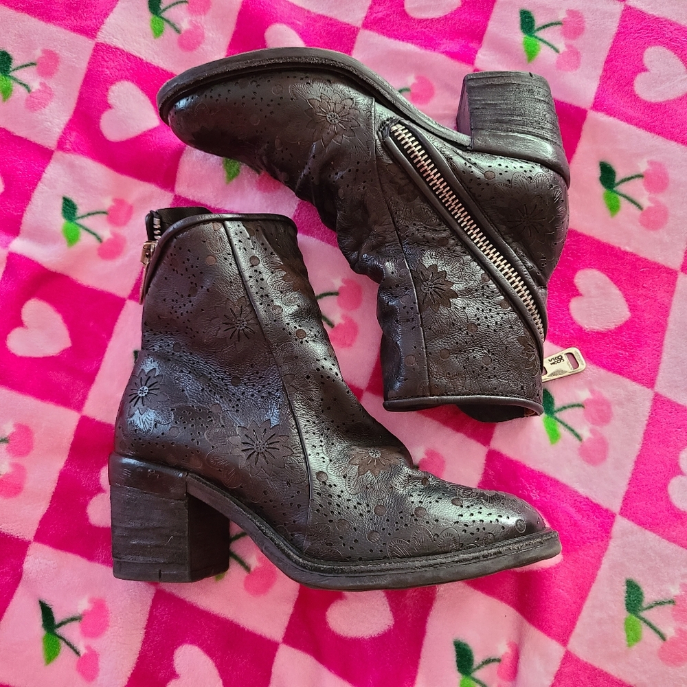 A.S.98 Jase Floral Women's Ankle Bootie